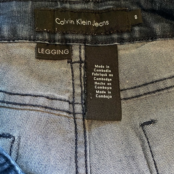Calvin Klein Jeggings Size 8 regular - Picture 3 of 4